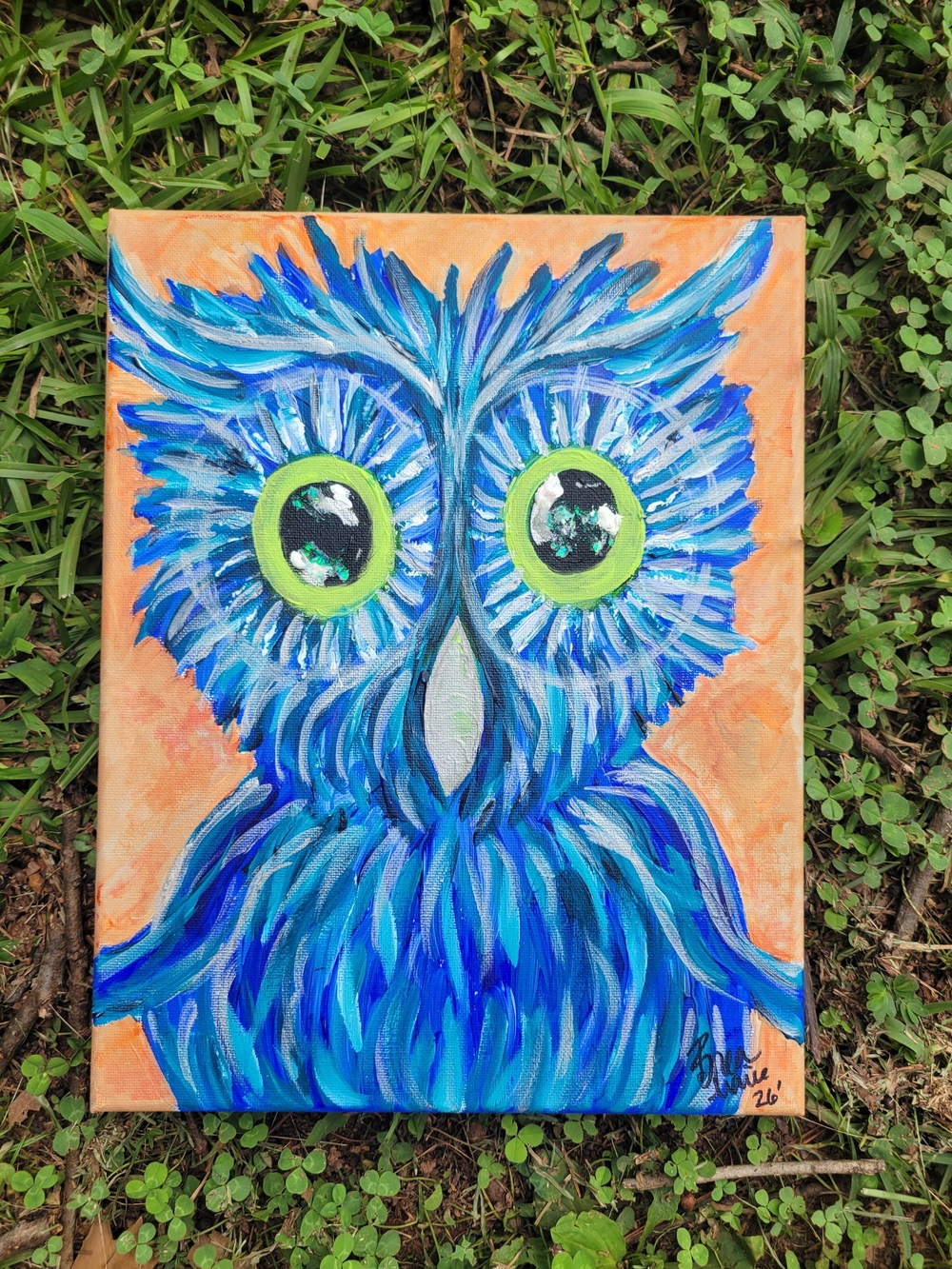 "Sammy" Original Artwork Created By Brea Marie 11in X 14in - Picture 2 of 6